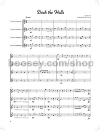 Swingin' Christmas Quartets (4 Alto Saxes Score & Parts + Online)
